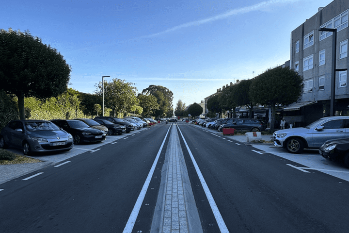 Paseo de acceso a la playa de Santa Cristina, Oleiros