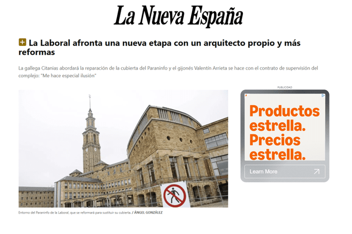 La Laboral afronta una nueva etapa con un arquitecto propio y más reformas